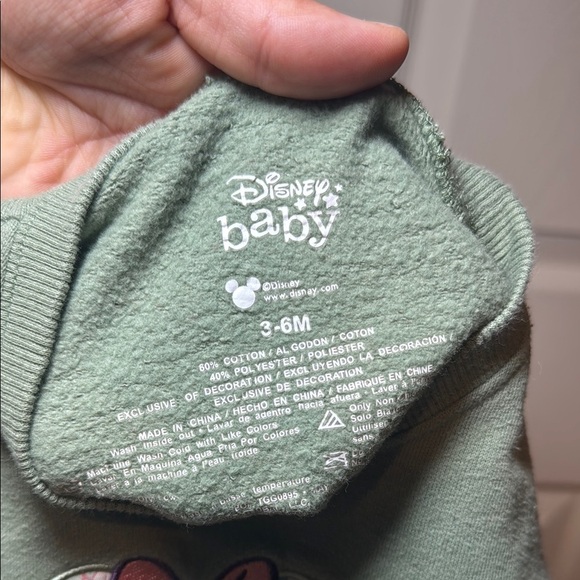 Disney Infant Girls 2 Piece Sage Minnie Flower Set Size 3-6 Months - Picture 8 of 8